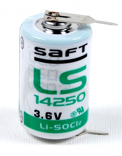 Saft LS 14250 1/2AA Lithium 2PF
