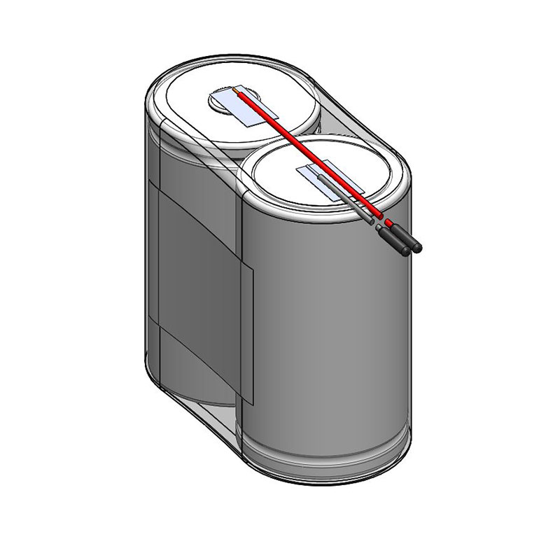Rechargeable Battery Pack
2,4 V 4000 mAh NiCd F2x1 Row