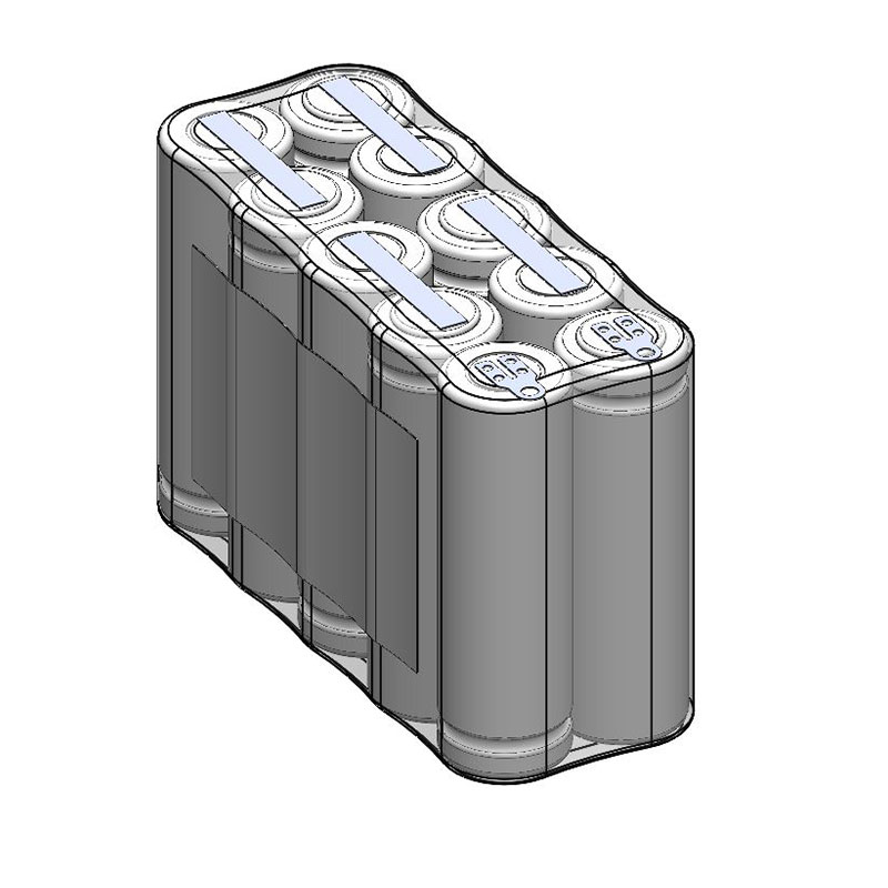 Rechargeable Battery Pack
12 V 800 mAh NiCd F5x2 Double Row