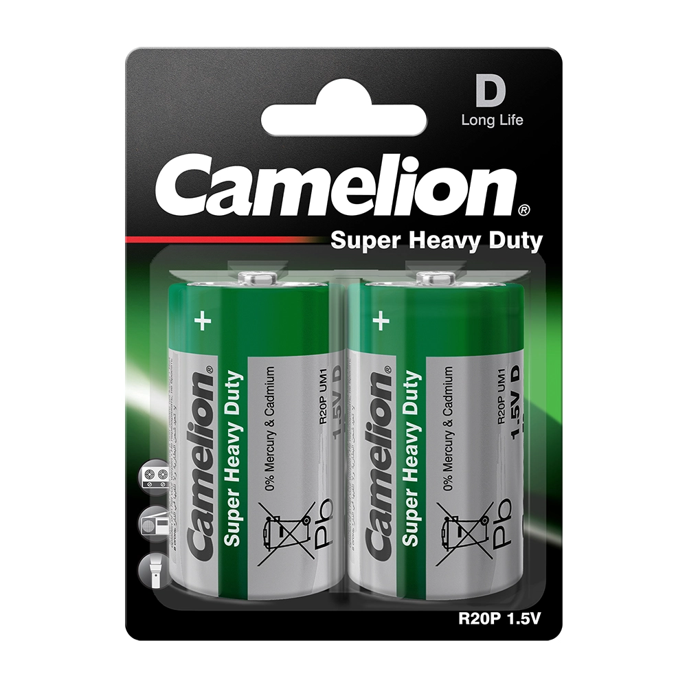 Camelion R20 D Mono - 2 pack (blister pack)

