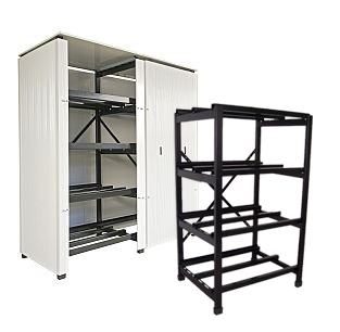 Battery racks and lockers: all sizes
