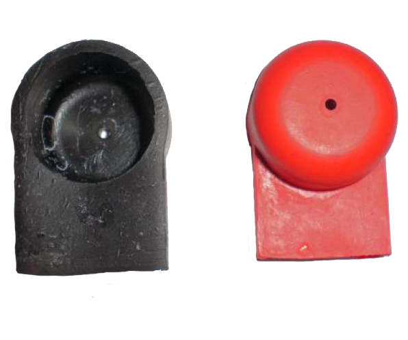 Terminal cover for lead battery M6/M8 red
