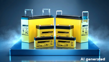 mehrere Batterien der SUN-Serie