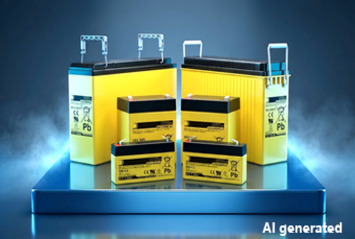 mehrere Batterien der SUN-Serie