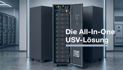 USV Speicher stehen in einem Raum