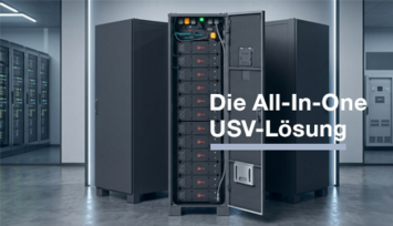 USV Speicher stehen in einem Raum