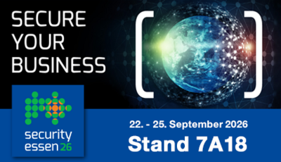 Messe Essen logo and stand information