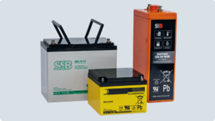 Diverse Bleibatterien vor einem Hintergrund