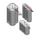Battery packs for escape route lighting