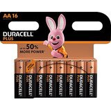 Duracell Plus AA (MN1500/LR6) 16 pack Blister NEW