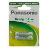 Panasonic Ready to Use HHR-4MVE AAA Micro - 2 pack (blister)

