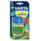 Varta 57070 NiMH LCD Charger, incl. 4x 2400 rechargeable batteries
