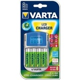 Varta 57070 NiMH LCD Charger, incl. 4x 2600 rechargable batteries
