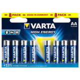 Varta High Energy 4906 AA Mignon - 8 pack (blister pack)
