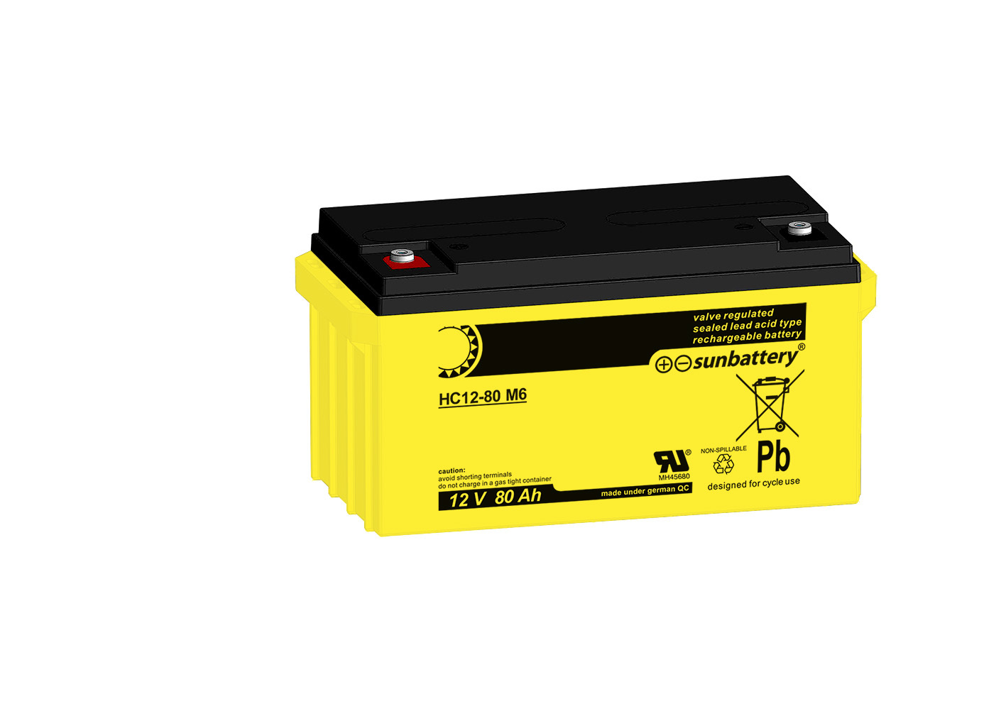 SUN Battery HC12-80 M6