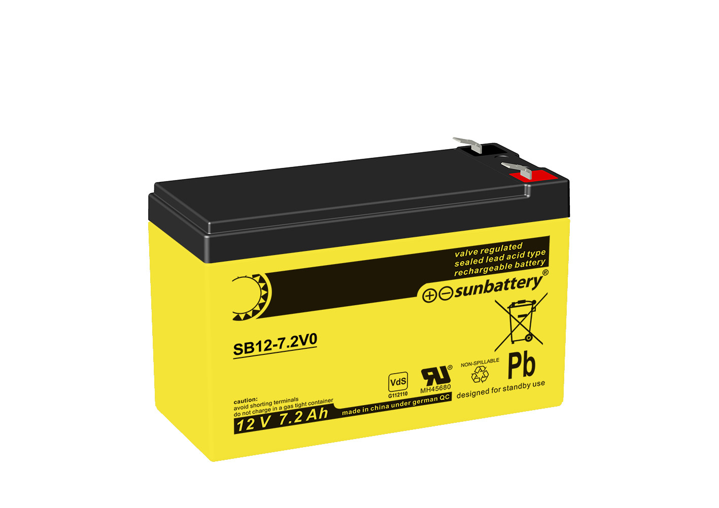 SUN Battery SB12-7.2V0
