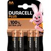 Duracell Plus AA (MN1500/LR6) 4 pack Blister NEW