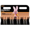 Duracell Plus AA (MN1500/LR6) 8 pack Blister NEW