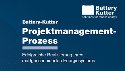 Battery-Kutter Projektmanagement-Prozess
