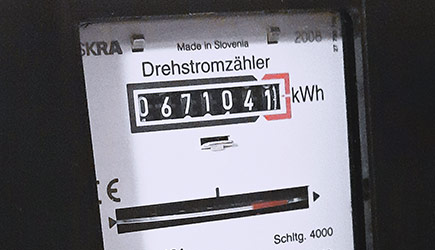 Average electricity consumption of Germans