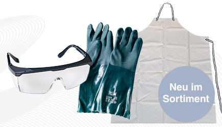 New to the product line: Personal protective equipment for your safety